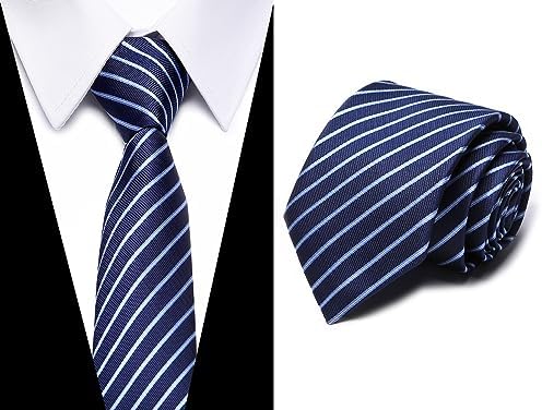 Males's Woven Jacquard Necktie Set - 6 Items